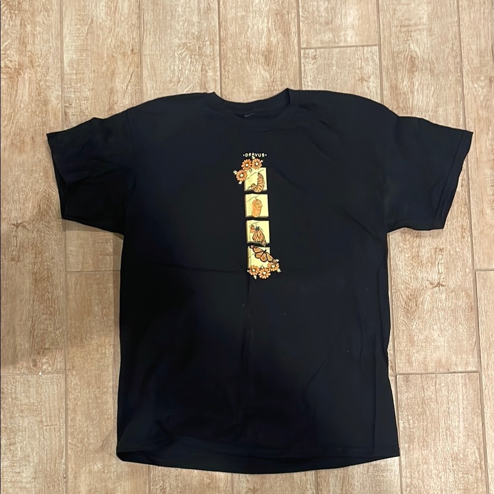 Black Graphic Men's T-Shirt